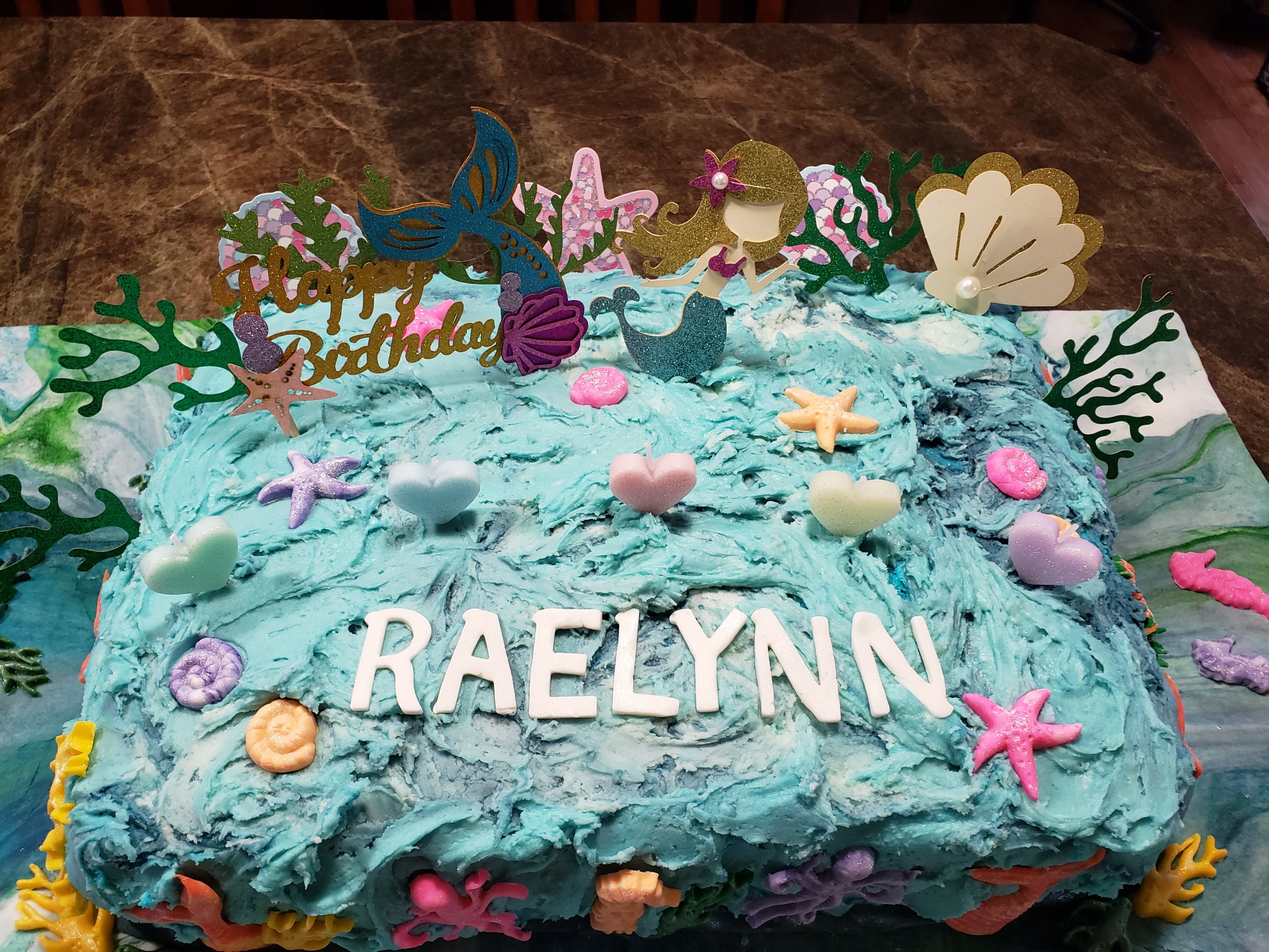 Mermaid Number Cake – Padoca Bakery