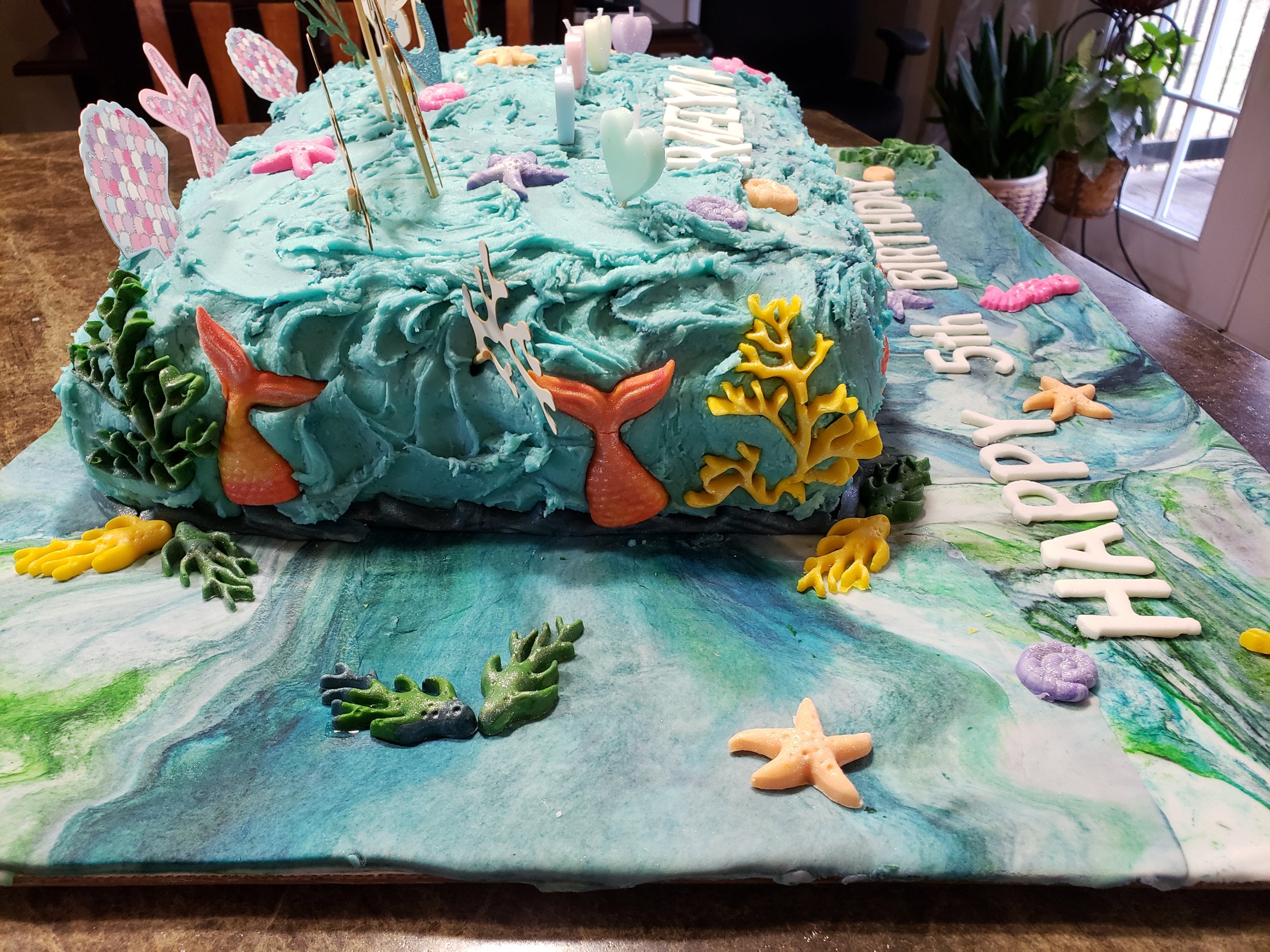 Ariel the Little Mermaid Cake Design | Decorated Treats