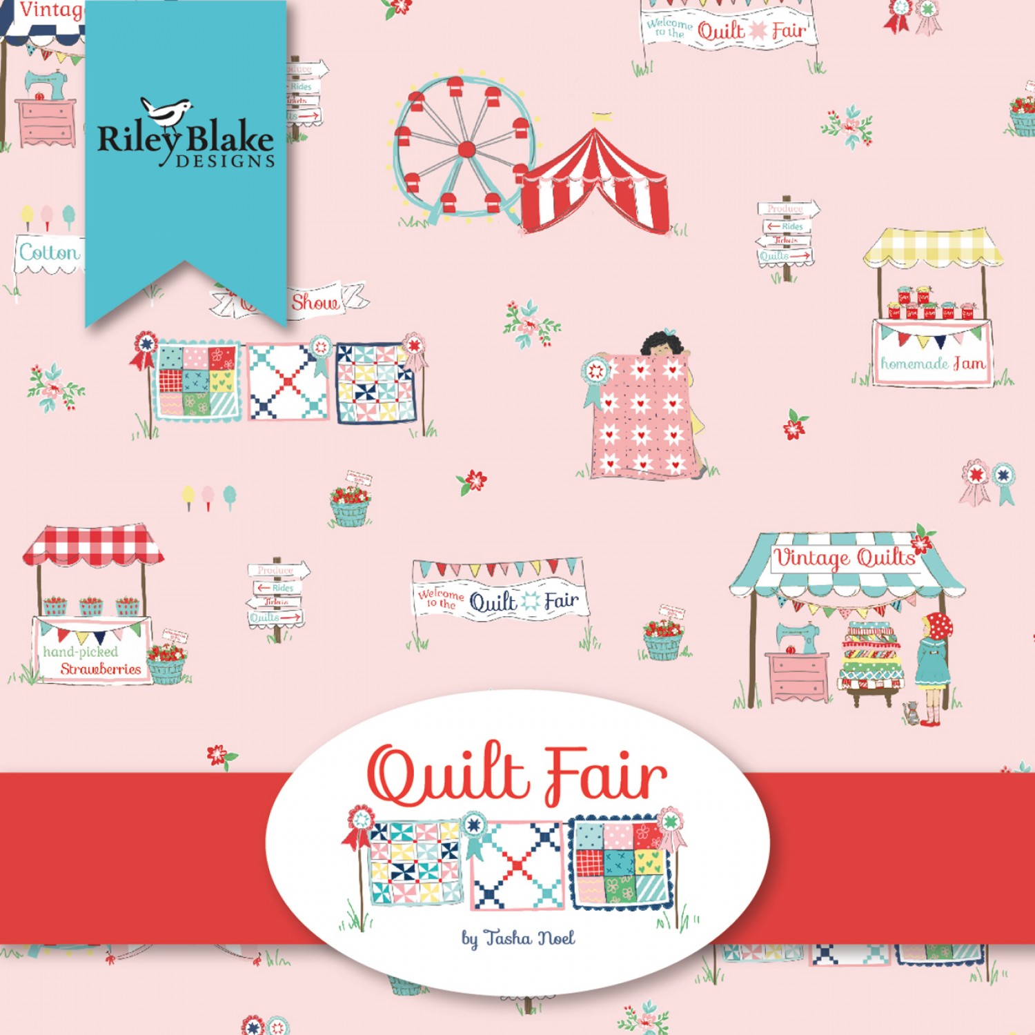 Quilt Fair Jelly Roll Kit featuring Quilt Fair by Tasha Noel for Riley –  bellarosequilts