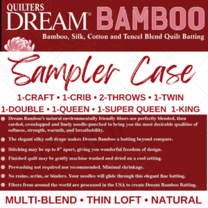 Quilters Dream Bamboo Blend Midloft Sample Case