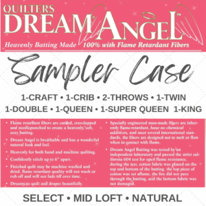 Quilters Dream Angel Select Midloft Flame Retardant Sampler Case