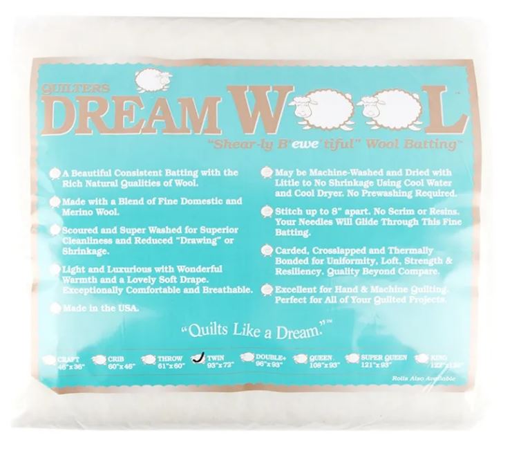 Quilters Dream Wool Batting - Dianne Sews & More