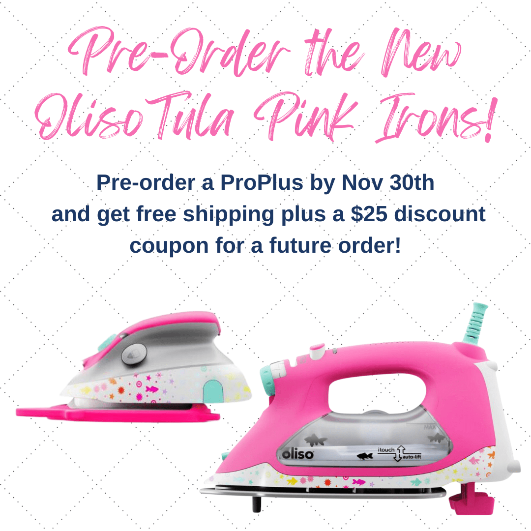 Oliso irons tula pink editions dianne sews more