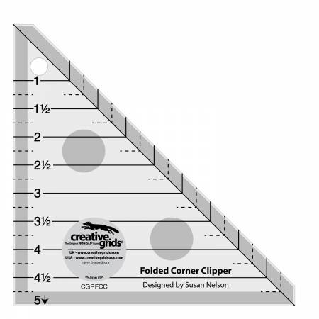 Folded Corner Clipper Ruler by Creative Grids - SMALL – The Singer  Featherweight Shop