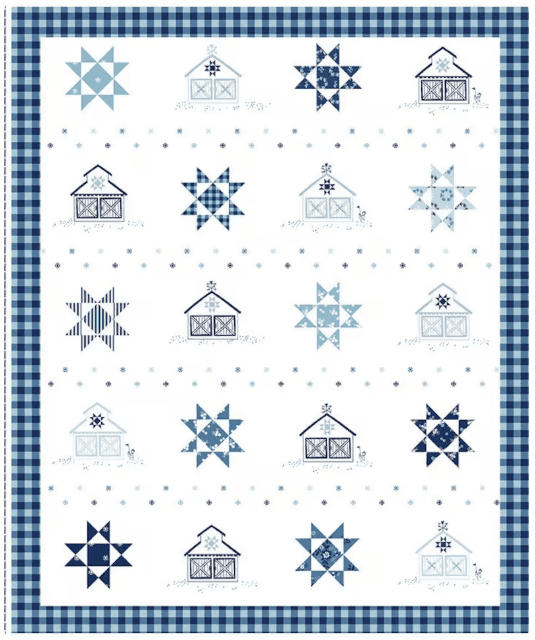 Riley Blake Simply Country Stars Panel P13419R-PANEL