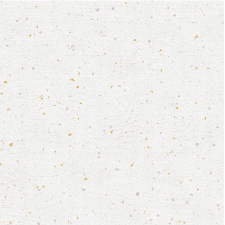 Paintbrush Studio Rainbow Dust Terrazzo White by Kate X Kasey