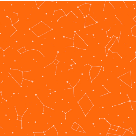 Paintbrush Studio Otter Romp Constellation Orange #120-99355