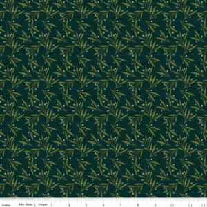 Riley Blake Christmas is in Town Mistletoe C14745-Forest