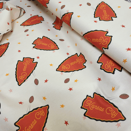 Paintbrush Studios KC Chiefs Spirit Organic Cotton Canvas 360-4859