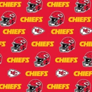 Fabric Traditions NFL CTN Kansas City Chiefs 60-Inch Wide Cotton #6315-D