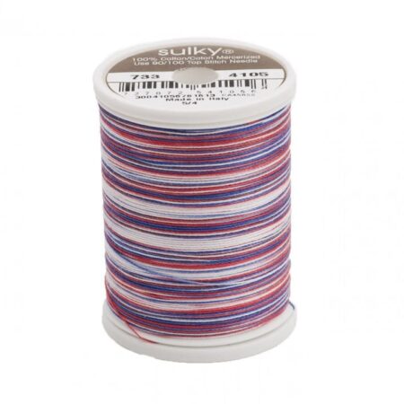 Sulky 30Wt Patriotic Variegated Thread