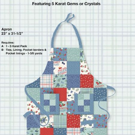 Baker's Square Precut Apron Free Pattern by Wilmington