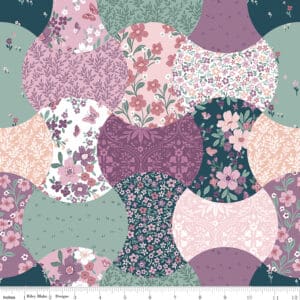 Riley Blake Buds & Butterflies Apple Core Cheater Print #C15357-MULTI