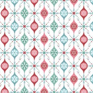 Poppie Cotton Frost and Flurry Merry Berries White #FL25605