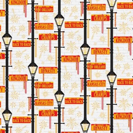 Paintbrush Studio What a Catch NOLA Signs Red/Gold