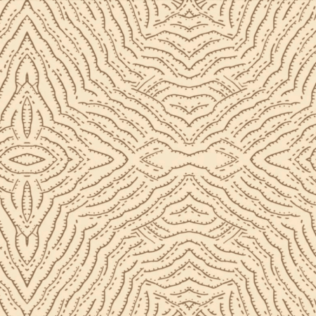 P&B Textiles Origins Diamond Linework Ecru