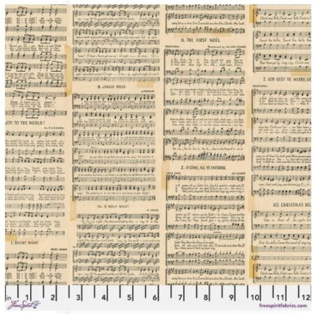 Free Spirit Tim Holtz Holidays Past Caroler PWTH196.Neutral