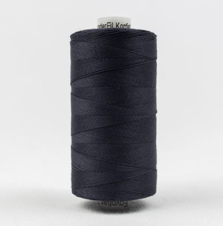WonderFil Threads Konfetti 50wt Cotton Dark Navy
