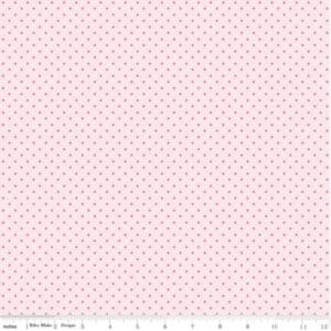 Riley Blake Picnic Florals Dot #C14615-Red