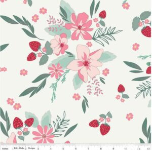 Riley Berry Market Floral 108-Wide WB15749-Sand Dollar