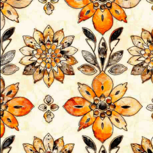 QT All the Buzz Decorative Floral Cream 2600-30949-E