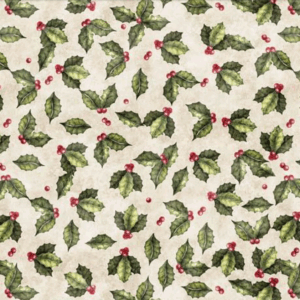 QT Wonderful Christmastime Holly Toss Cream 2600-30340-E