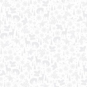 Benartex Holiday Snow Winter Forest White-on-White #14241-09