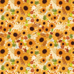 Benartex Gather Together Harvest Sunshine Cream #14459-07