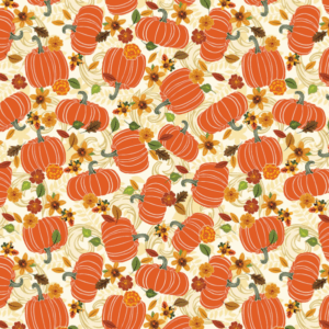 Benartex Gather Together Cream Pumpkin Harvest