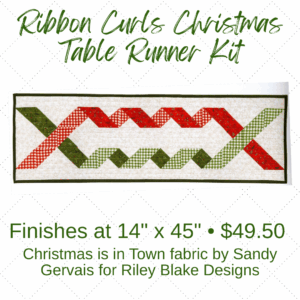 Ribbon Curls Table Runner Kit