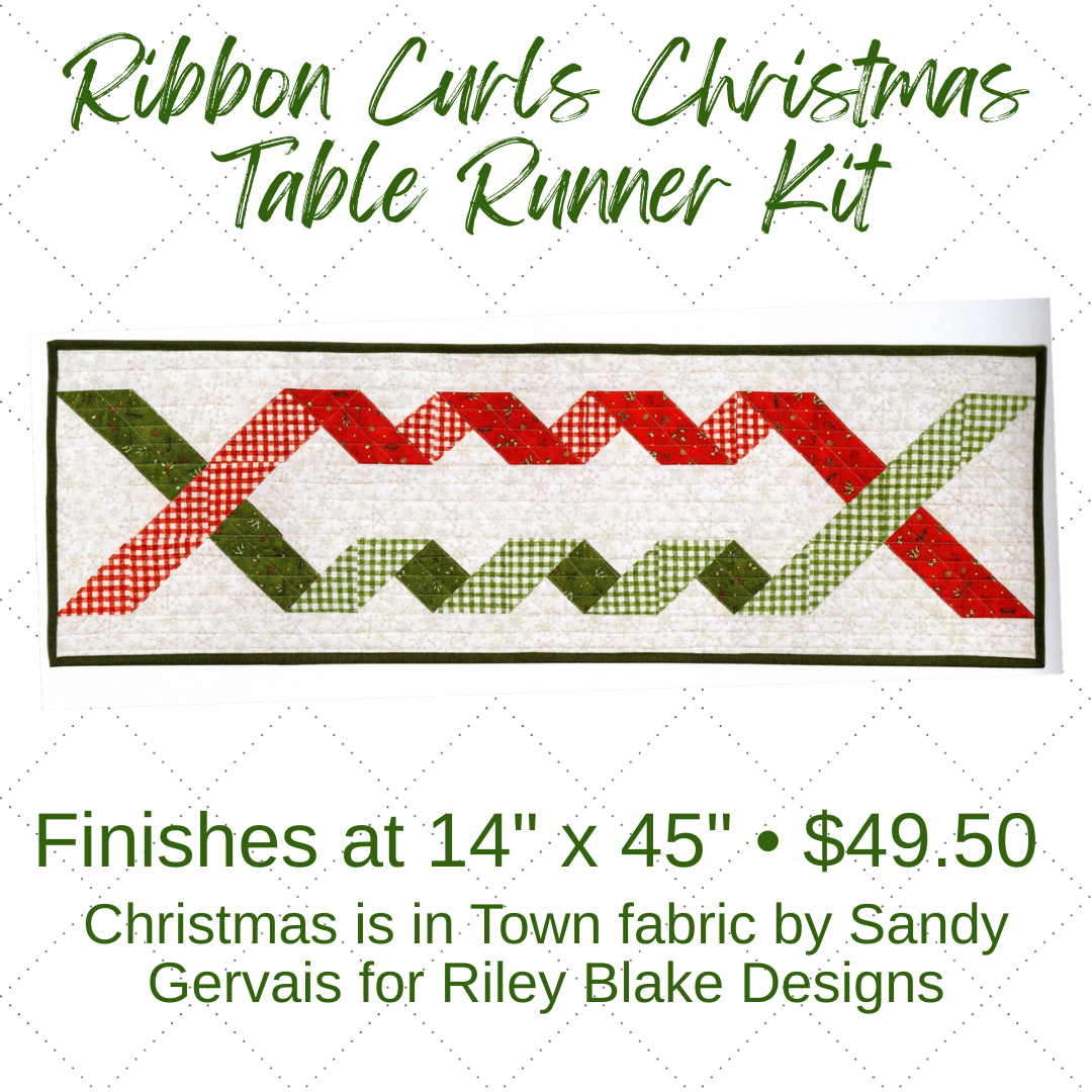 Ribbon Curls Table Runner Kit