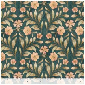 QT Fabrics Cotton Tails Teal #2600-30083-Q