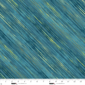 Studio E Rough Around the Edges Sketch Stripe Teal