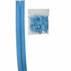 ByAnnie Zippers By the Yard Parrot Blue #ZIPYD214