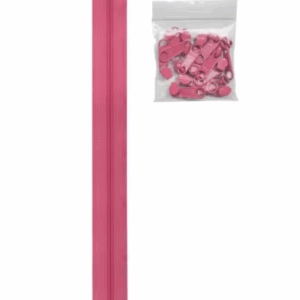 ByAnnie Zippers By the Yard Raspberry #ZIPYD252