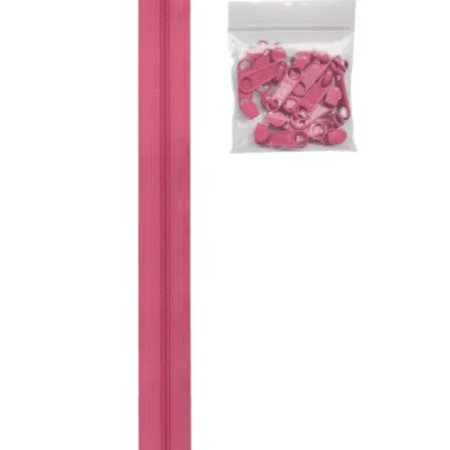 ByAnnie Zippers By the Yard Raspberry #ZIPYD252