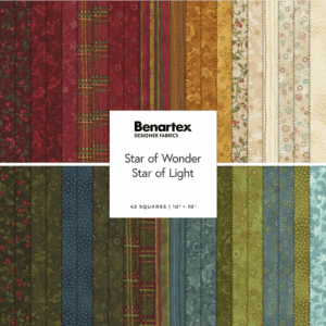 Benartex Star of Wonder Star of Light 10x10 #SWL10PK