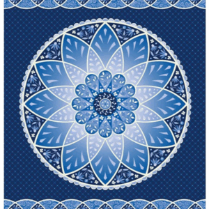 Benartex Moonlight Serenade Blossom Panel Moonlight #17221-56