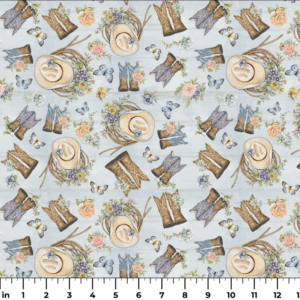 Premium Quilting SW Highland Ranch Tossed Boots