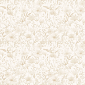 QT Fabrics Grace & Charm Textured Floral Bisque