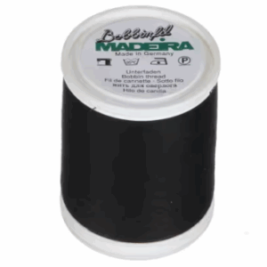 Madeira Bobbinfil Black Thread #9764-BLK