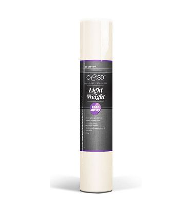 OESD Embroidery Stabilizer Light Wt Tear Away 10"x10yds