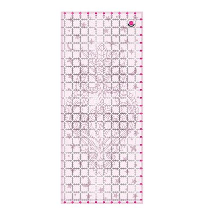 Tula Pink 10.5" x 24.5" Non-Slip Owl Ruler #TP10X24
