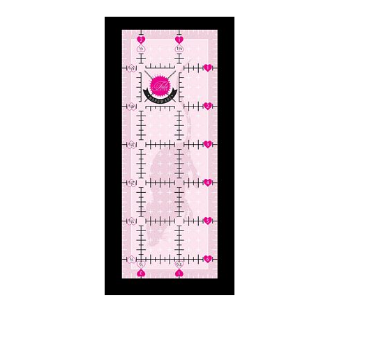 Tula Pink 2.5" x 6.5" Non-Slip Mouse Ruler
