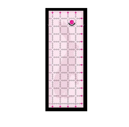 Tula Pink 4.5" x 12.5" Non-Slip Rabbit Ruler