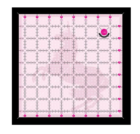 Tula Pink 8.5" x 8.5" Non-Slip Unicorn Ruler