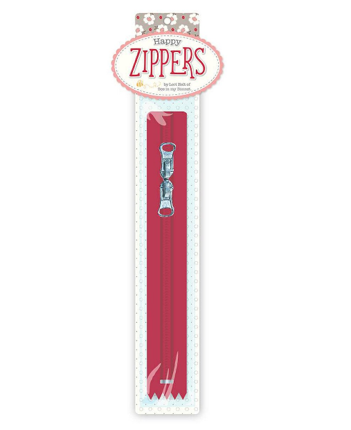 Happy Zippers 16" Red by Lori Holt