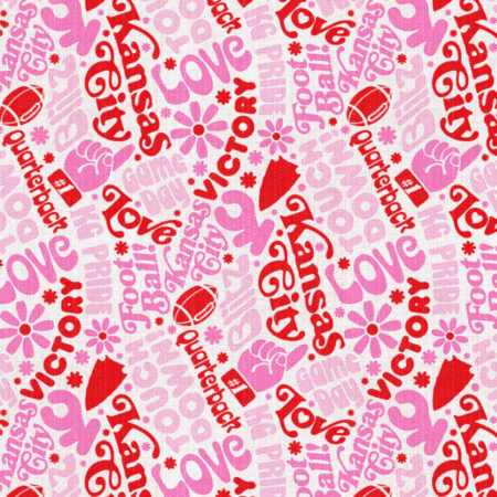 What a Catch KC Retro Word Toss Pink & Gold #120-6508