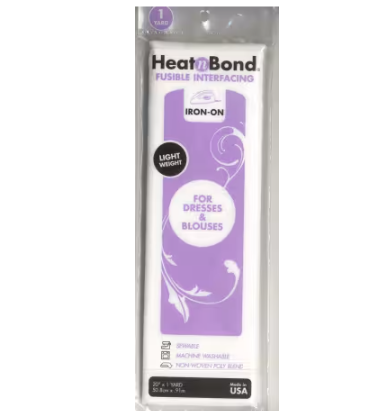 Heat N Bond Light Weight Non-Woven Fusible Interfacing 20in x 1yd