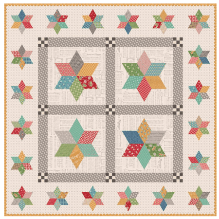 Lori Holt Home Town Stars Quilt Pattern